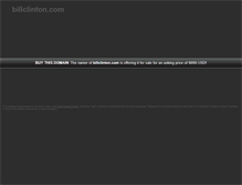 Tablet Screenshot of billclinton.com